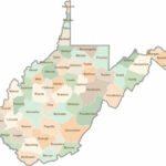 West Virginia County Map   Us County Maps With Map Of Mcdowell County West Virginia