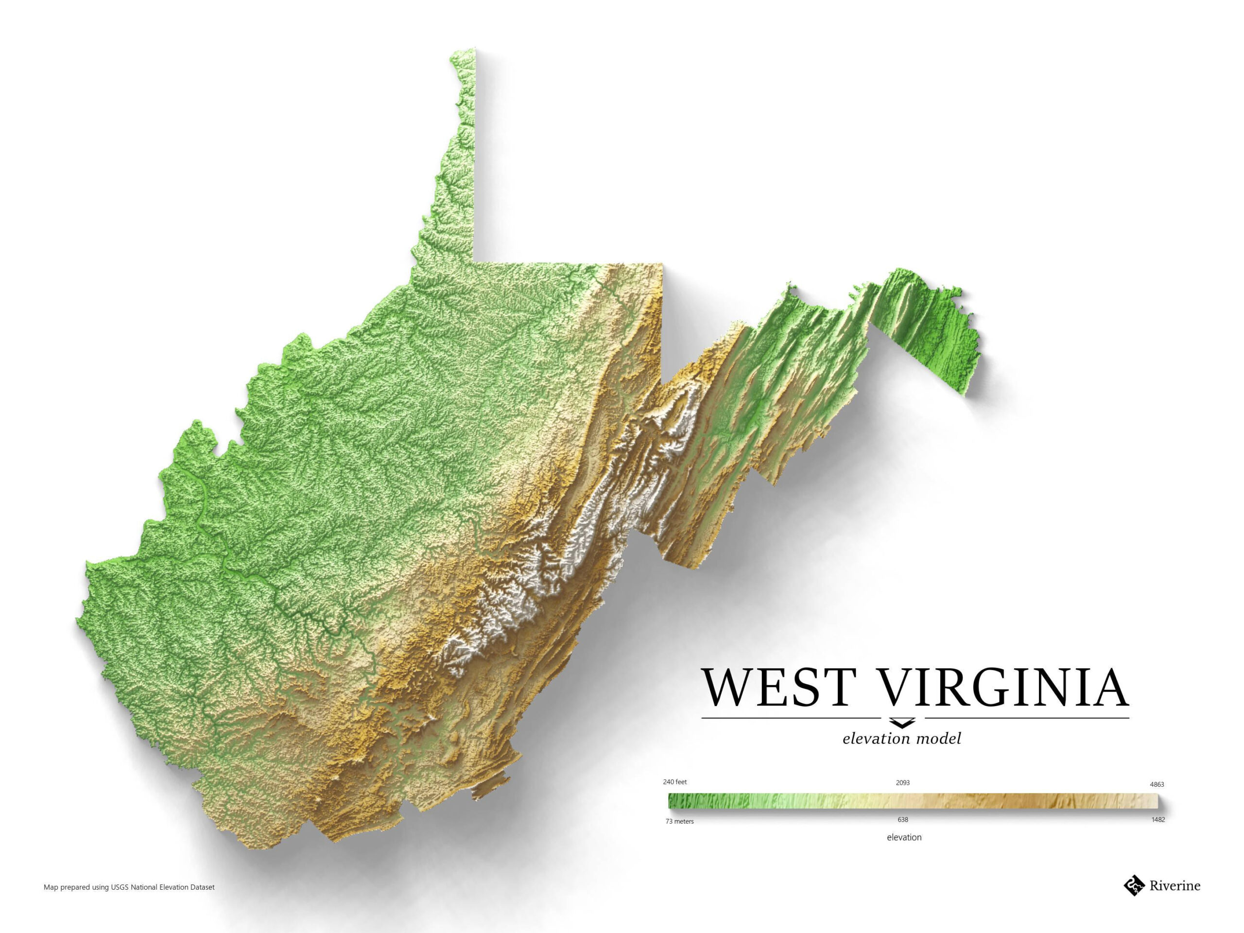 West Virginia Elevation Map : R/Westvirginia inside Topo Map of West Virginia