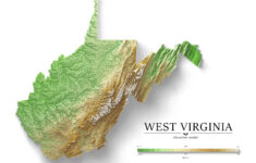 West Virginia Elevation Map : R/Westvirginia inside Topographical Map Of West Virginia