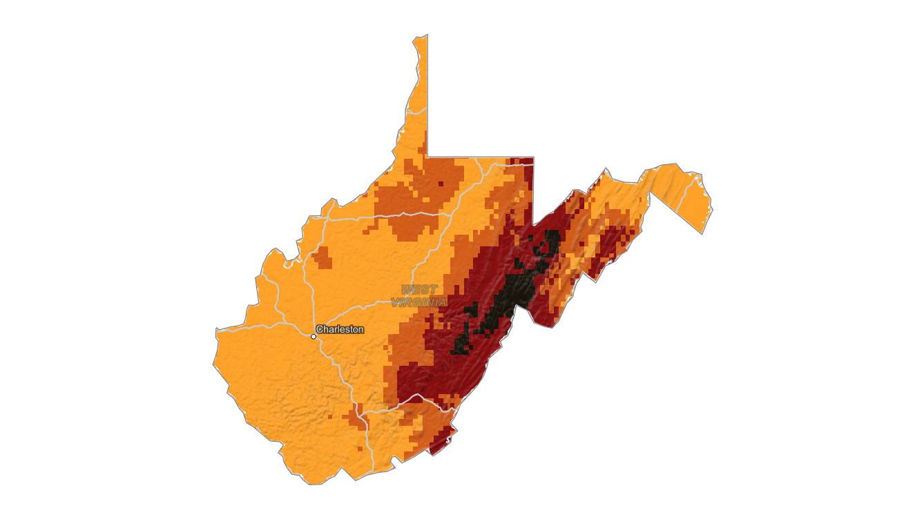 West Virginia Fall Foliage Map: Find Fall Color In 2025 regarding West Virginia Leaf Peeping Map