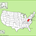 West Virginia Location On The U.s. Map   Ontheworldmap Pertaining To West Virginia On The Us Map