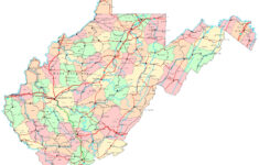 West Virginia Printable Map in Printable Map of West Virginia