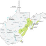 West Virginia State Map   Places And Landmarks   Gis Geography Inside Lakes In West Virginia Map