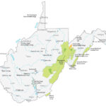 West Virginia State Map   Places And Landmarks   Gis Geography Within National Parks In West Virginia Map