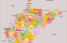 West Virginia State Map | Usa | Maps Of West Virginia (Wv) for West Virginia Map With Cities And Counties