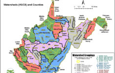 West Virginia Watersheds in Map of Rivers in West Virginia
