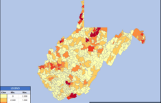 West Virginia Zip Code Map And Population List In Excel throughout Population Map Of West Virginia