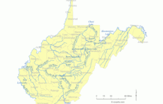 West Virginia'S Lakes And Rivers Map - Cccarto in Map of West Virginia Lakes