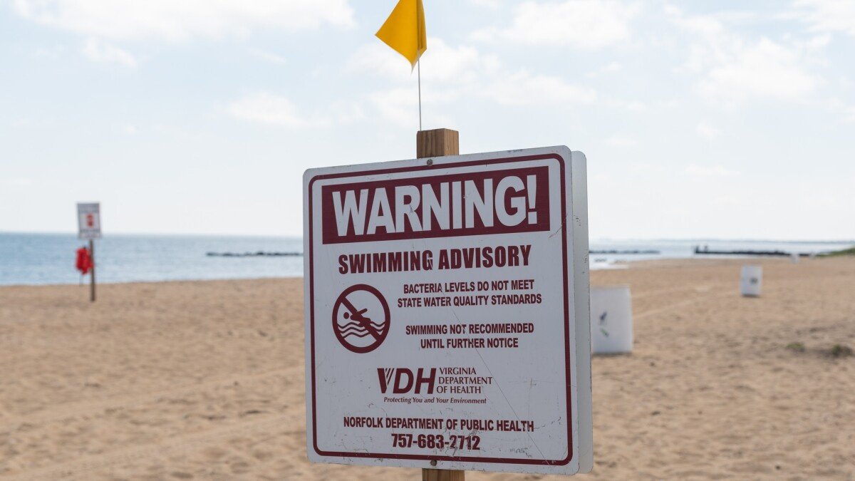 What Beach Swim Warnings Mean In Hampton Roads And Why You Could regarding Virginia Beach Bacteria Warning Map