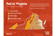 When Will Fall Foliage Peak In Northern Virginia? with regard to Fall Foliage Map For Virginia