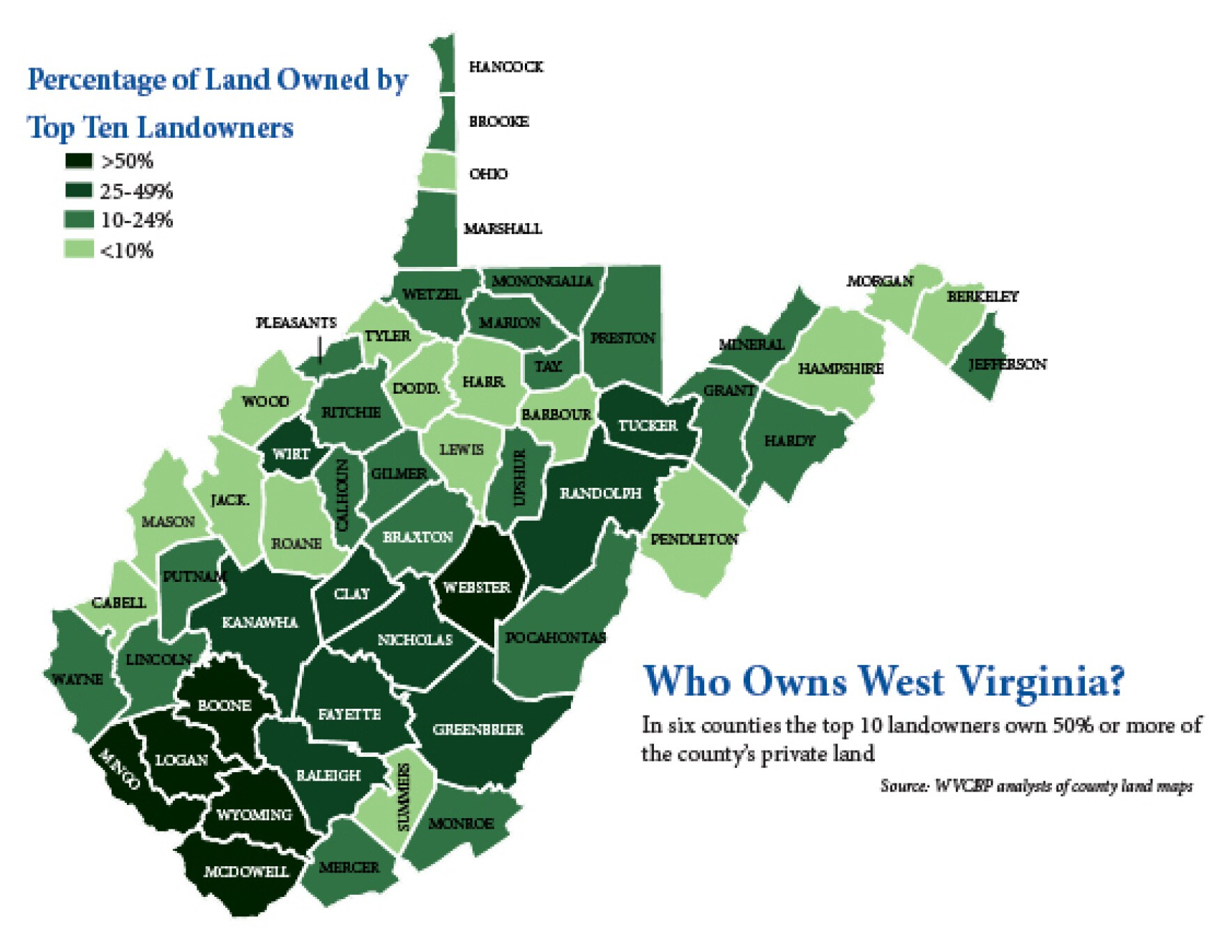 Who Owns West Virginia? - West Virginia Public Broadcasting : West with West Virginia Public Land Map