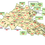 Wims County Id Maps Throughout Cities In Northern Virginia Map