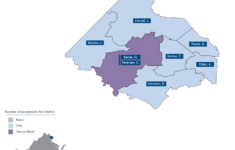 Without Regard To Incumbency inside Virginia State Senate Districts Map