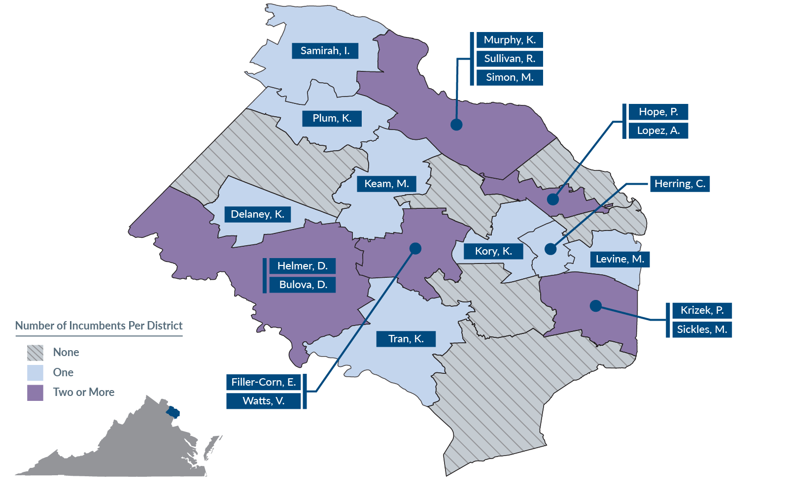 Without Regard To Incumbency pertaining to Virginia House of Delegates Map