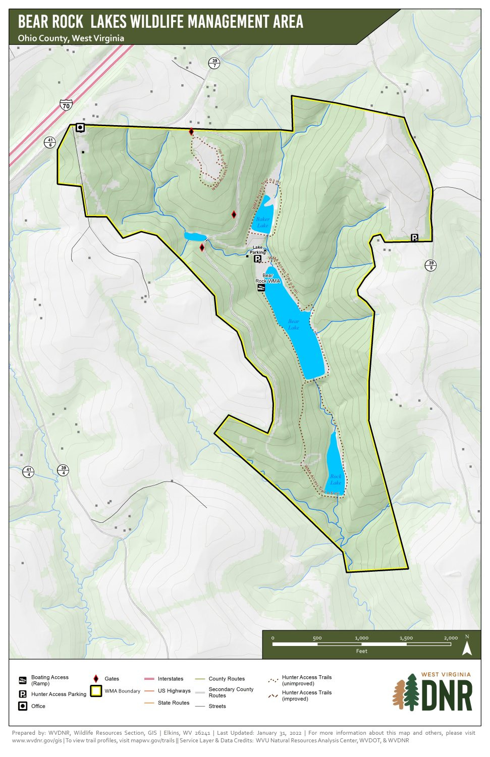 Wma Map Links - Wvdnr intended for Virginia Wildlife Management Areas Map