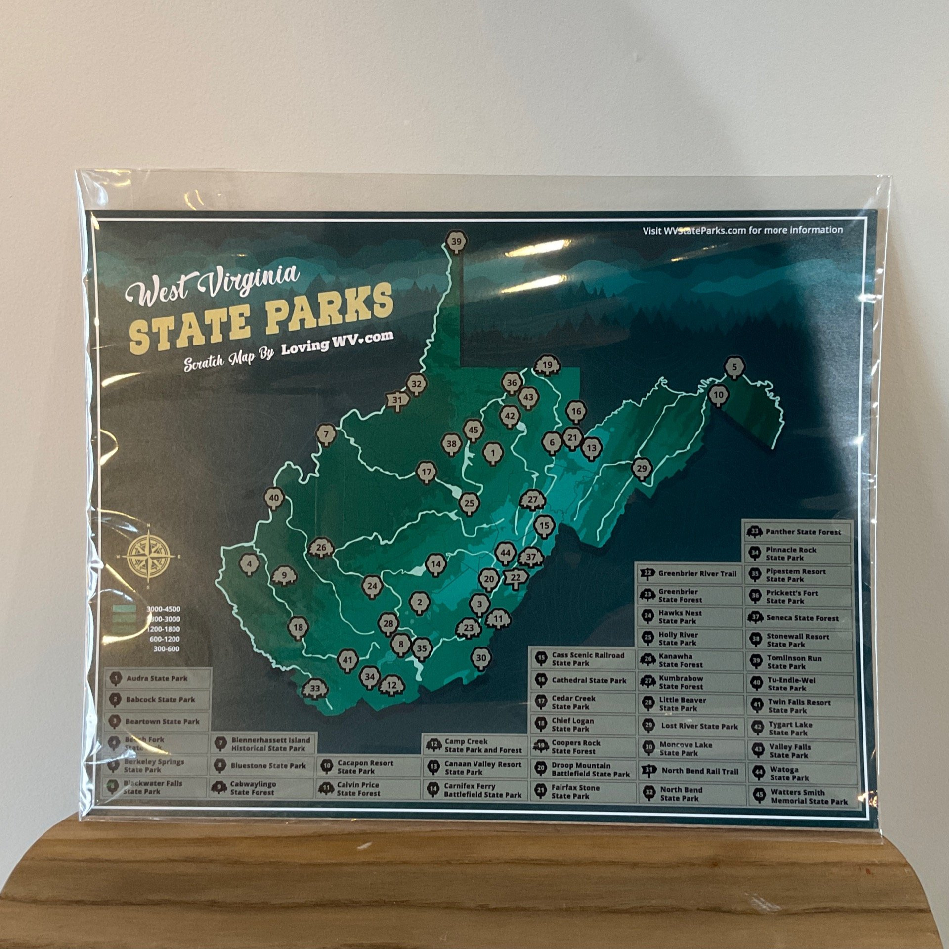 Wv State Parks Scratch Map - The F.a.r.m.—Food. Arts. Recreation in West Virginia State Park Map