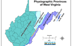 Wvges::wv Physiographic Provinces in Map Of Mountains In West Virginia