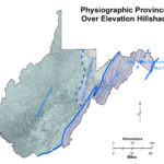 Wvges::wv Physiographic Provinces Throughout Mountains Of West Virginia Map