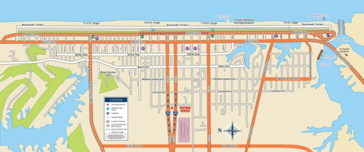 Virginia Beach Map with Hotels